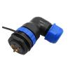 QXCIVR SP28 Water.Proof IP68 Cable Connector 2 pin 3/4/5/6/7/8/9/10/12/14/16/19/22/24/26Pin Angle connectors 90 Degree Elbow(22P) view 1