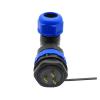 QXCIVR SP28 Water.Proof IP68 Cable Connector 2 pin 3/4/5/6/7/8/9/10/12/14/16/19/22/24/26Pin Angle connectors 90 Degree Elbow(22P) view 3