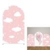 Adventure Awaits Hot Air Balloon Arched Backdrop Cover Pink Floral and Map Design Spandex Cover for Travel Theme Baby Shower Birthday Party Adventure Event Decor (G3289,6.5x3.3ft) view 4