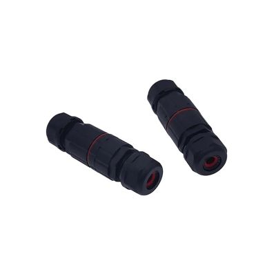 QXCIVR Mi.ni IP68 Water.Proof Connector M12 2pins Butt Head Welding Free Flame Retardant Nylon Aviation connectors(MN12-3)