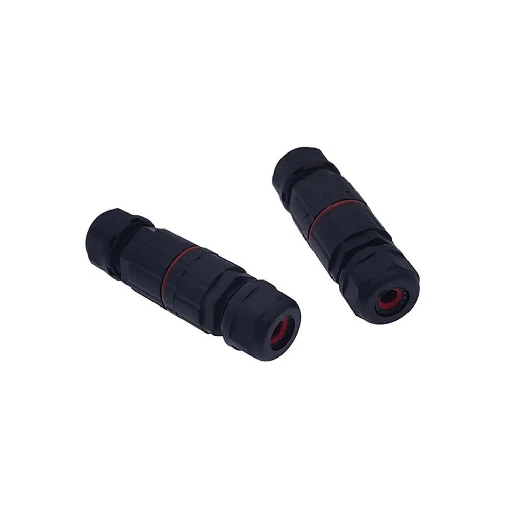 QXCIVR Mi.ni IP68 Water.Proof Connector M12 2pins Butt Head Welding Free Flame Retardant Nylon Aviation connectors(MN12-3)