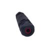 QXCIVR Mi.ni IP68 Water.Proof Connector M12 2pins Butt Head Welding Free Flame Retardant Nylon Aviation connectors(MN12-3) view 3
