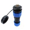 QXCIVR SP20 IP68 Water.Proof Connector 2 pin 3/4/5/6/7/8/9/10/12/14Pins connectors Head and Outlet(2 pin) view 1