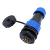 QXCIVR SP20 IP68 Water.Proof Connector 2 pin 3/4/5/6/7/8/9/10/12/14Pins connectors Head and Outlet(2 pin) view 2