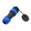 QXCIVR SP20 IP68 Water.Proof Connector 2 pin 3/4/5/6/7/8/9/10/12/14Pins connectors Head and Outlet(2 pin) view 3