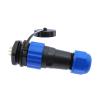 QXCIVR SP20 IP68 Water.Proof Connector 2 pin 3/4/5/6/7/8/9/10/12/14Pins connectors Head and Outlet(2 pin) view 4