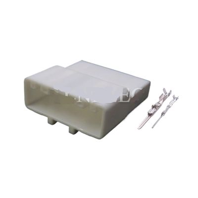 20 Pin Car CD DVD Player Unsealed Connector with Wires Auto Navigation Modification Cable Sockets DJ7202-0.7 2.2-11/21(Male Connector)