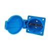 QXCIVR Water.Proof Outlet Industrial Water.Proof Outlet E+U Outlet Copper Contact Body(250V Blue EU01) view 1