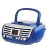 Memorex Retro AM/FM Top Loading CD Player | Portable Stereo with Programmable Memory | Auxiliary Input and LED Display (Blue) view 1