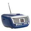 Memorex Retro AM/FM Top Loading CD Player | Portable Stereo with Programmable Memory | Auxiliary Input and LED Display (Blue) view 3