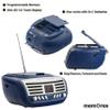 Memorex Retro AM/FM Top Loading CD Player | Portable Stereo with Programmable Memory | Auxiliary Input and LED Display (Blue) view 4