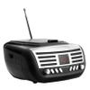 Memorex AM/FM Top Loading CD Player | Portable Stereo with Programmable Memory | Auxiliary Input and LED Display (Black, Retro CD Boombox) view 3
