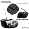 Memorex AM/FM Top Loading CD Player | Portable Stereo with Programmable Memory | Auxiliary Input and LED Display (Black, Retro CD Boombox) view 4