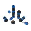 QXCIVR SP28 Docking/Back Nut/Square Angle Water.Proof Connector 2/3/4/5/6/7/8/9/10/12/14/16/19/22/24/26Pin IP68 Cable Connectors Outlet(Angle Square,7P) view 3