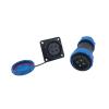 QXCIVR SP28 Docking/Back Nut/Square Angle Water.Proof Connector 2/3/4/5/6/7/8/9/10/12/14/16/19/22/24/26Pin IP68 Cable Connectors Outlet(Angle Square,7P) view 4