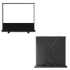 FIEZFEAT 50 Inch Portable Outdoor Projector Screen Floor Standing Pull Up Projector Screen, Small Projection Screen, 16:9 4K Mobile Screen for Outside Camping Travel Home Theater(16:9,72inch) view 3