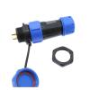 QXCIVR SP2110 SP2112 Back nut Water.Proof Connector SP21 2pin 3pin 4pin 5pin 7pin 9pin 12 pin IP68 connectors Head and Outlet(7 pin) view 2