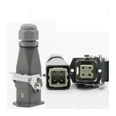 BHUPWZE Heavy Duty Connector 4 (3 + 1) 10A 250V HA-004-2 Top-line Hot Channel Air Plug