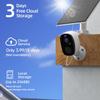 RICHCHO 2Pack Security Cameras Wireless Outdoor with Solar Panel, Solar Security Cameras for Home Security, Home Camera with Motion Sensor Alarm Floodlight Night Vision,Two-Way Talk,IP65 Waterproof view 2