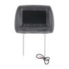 Universal Car Player, Headrest Monitor for Car 7 in Adjustable Headrest LCD Video Player Auto Car Headrest Monitor MP5 Video Media(Black) view 2