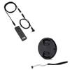Wired Remote Control Shutter Release Cord & 40.5mm Front Lens Cap Cover for Sony A6000 A6100 A6300 A6400 A6500 A5100 Camera with Sony E PZ 16-50mm f/3.5-5.6 OSS Lens view 1