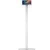 CTA Digital Thin Profile Floor Stand with Universal Holder for iPad Tablets 9.7" - 12.9" Inches - White - (PAD-CHKSUHW) view 2