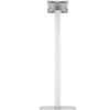 CTA Digital Thin Profile Floor Stand with Universal Holder for iPad Tablets 9.7" - 12.9" Inches - White - (PAD-CHKSUHW) view 4