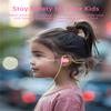 Mehomeli Kid Headphones for School, Air Conduction Open Ear Headphones, 3.5mm Jack Wired Cord, Ultra-Comfort, Ergonomic and Lightweight Design Perfect for School and Outdoor Activities-Yellow Pink view 4