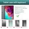 Bewinner Keyboard Protective Cover Case, for Tab P12 12.7inch Tablet 2023 with Angle,TPU Tablet Case with Magnetic Removable Keyboard TB370FU TB371FC (#3) view 3