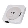 Portable CD Player, Desktop or Wall Mount BT CD Player, Support CD, U Disk, TF Card, AUX, Repeat, Built in Speakers, with Remote Control, for Home (White) view 1