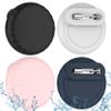 4 Pack Waterproof AirTag Holder for Kids, Air Tag Silicone Case with Invisible Pin,Safe Hidden Lightweight GPS Tracker for Elderly, Luggage, Clothes, Backpack(Black, White, Pink, Dark Blue) view 1