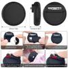 4 Pack Waterproof AirTag Holder for Kids, Air Tag Silicone Case with Invisible Pin,Safe Hidden Lightweight GPS Tracker for Elderly, Luggage, Clothes, Backpack(Black, White, Pink, Dark Blue) view 4