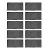 10pcs PC Fan Dust Mesh Filter, 12 x 24cm Magnetic Frame PVC Computer PC Case Dust Proof Filter Cover, Computer Cooler Fan Dust Filter, Computer Fan Grills for Computer Chassis view 1