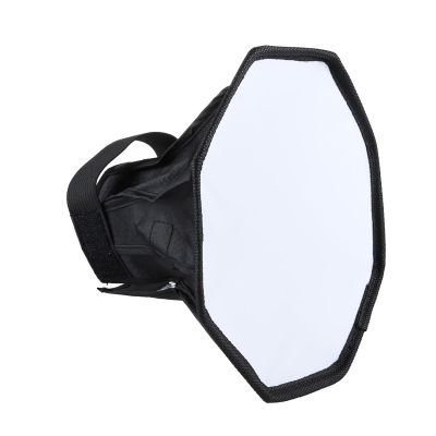 PTILSERY Octagonal Speedlight Diffuser Softbox Foldable Speedlight Reflector for DSLR Camera Enhances Portrait Photography Lighting