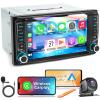 7 Inch Car Radio for Toyota 4Runner 2003-2009, for Tundra 2003-2006, for Sequoia 2003-2007, Car Stereo with CD/DVD Player- CarPlay & Android Auto,Bluetooth & FM Radio view 1