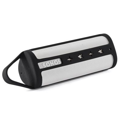 Carrying Silicone Cover Case with Handle Compatible with Sonos Roam 2 / Sonos Roam Wireless Portable Bluetooth Speaker (Black)