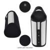 Carrying Silicone Cover Case with Handle Compatible with Sonos Roam 2 / Sonos Roam Wireless Portable Bluetooth Speaker (Black) view 3