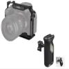 SMALLRIG Full Camera Cage for Sony A7R V/A7 IV/A7S III/A1/A7R IV with Push-Button Rotating NATO Side Handle, 360 Rotatable, Black view 1