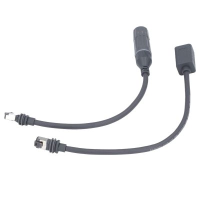 SPX to RJ45 Adapter,1200mbps Transfer Rate Integrated Adapter for Gen3 Rectangular Satellite, for Third Party PoE Injectors and Routers and Stability Connection