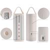 Protective Silicone Carrying Case for Sonos Roam/Sonos Roam 2 Wireless Portable Bluetooth Speaker,Travel Silicone Cover Compatible with Sonos Roam/Sonos Roam 2 Speakers (Off White) view 3