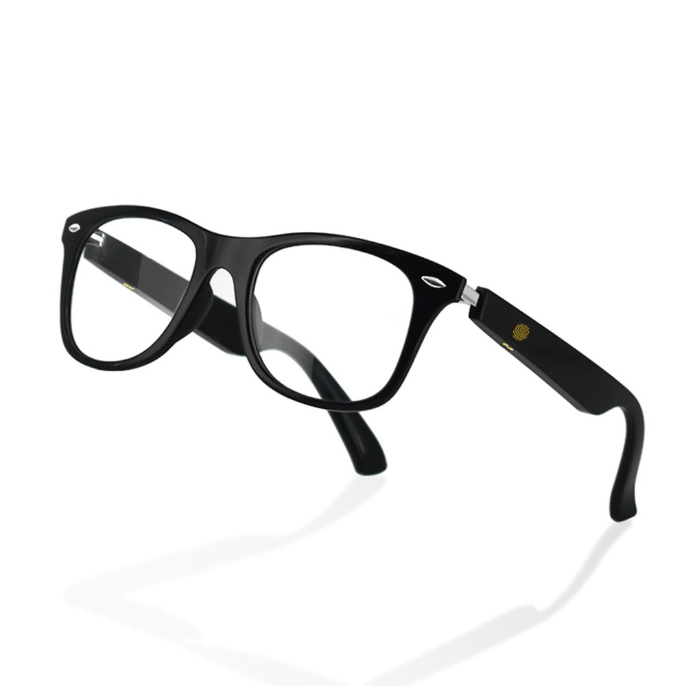 Tulbeys Smart Glasses for Men and Women, Blue Light Filtering Lenses, Bluetooth Audio Glasses with Mic & Speakers, Touch & Voice Assistant Compatible - Up to 6 Hrs Battery, for Office, Driving