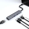 USB C Hub, 4 in 1 Aluminum USB C to USB OTG Adapter, USB C Splitter with 1 * 3.5mm Headphone Jack, 1 * 15W PD, 2 USB A Ports, USB C Hub Dongle for MacBook Air/Pro,XPS,iMac Mini,iPad Pro,More view 2