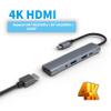 USB C Hub, 4 in 1 Aluminum USB C to USB OTG Adapter, USB C Splitter with 1 * 3.5mm Headphone Jack, 1 * 15W PD, 2 USB A Ports, USB C Hub Dongle for MacBook Air/Pro,XPS,iMac Mini,iPad Pro,More view 4