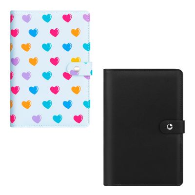 2Packs Veicevol 156 Pockets Photo Album for Fujifilm Instax Mini Camera, Polaroid Camera, Leather Cover, Photo Album for Instax Mini 12 11 9 40 90 8 7 Evo LiPlay Instant Camera, 2x3 Photo Album