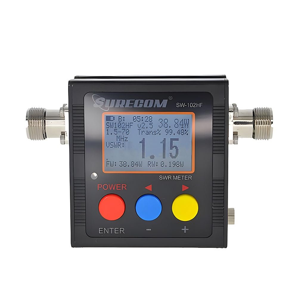 SURECOM SW-102 HF 1.5-70MHz Power & S.W.R. Meter Max Power 120W