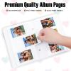 2Packs Veicevol 156 Pockets Photo Album for Fujifilm Instax Mini Camera, Polaroid Camera,Leather Cover, Photo Album for Instax Mini 12 11 9 40 90 8 7 Evo LiPlay Instant Camera, 2x3 Photo Album view 4