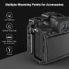 SMALLRIG Camera Half Cage & Rotating Side Handle for Sony Alpha 7R V/IV/S III/1/IV with Quick Release & NATO Rail view 4
