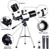 70mm Aperture 300mm Astronomical Refractor Astronomical Telescope Tripod Finder Scope- Portable Travel Telescope with Tripod for Bird Watching Outdoor Travel view 3