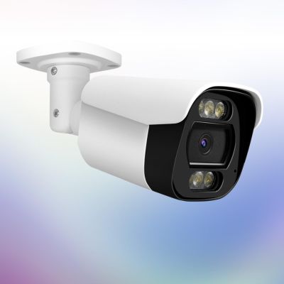 Tennoz 5MP PoE IP Bullet Camera Outdoor, Full Color Security IP Camera with Smart Dual Light, Two Way Talk, 98ft Night Vision, 110Wide Angle, Human/Vehicle Detection