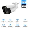 Tennoz 5MP PoE IP Bullet Camera Outdoor, Full Color Security IP Camera with Smart Dual Light, Two Way Talk, 98ft Night Vision, 110Wide Angle, Human/Vehicle Detection view 2